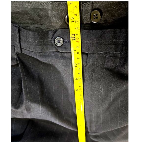 Jos. A. Bank‎ Men’s Dress Pants – Size 38x30, BlackPleated - Picture 7 of 9